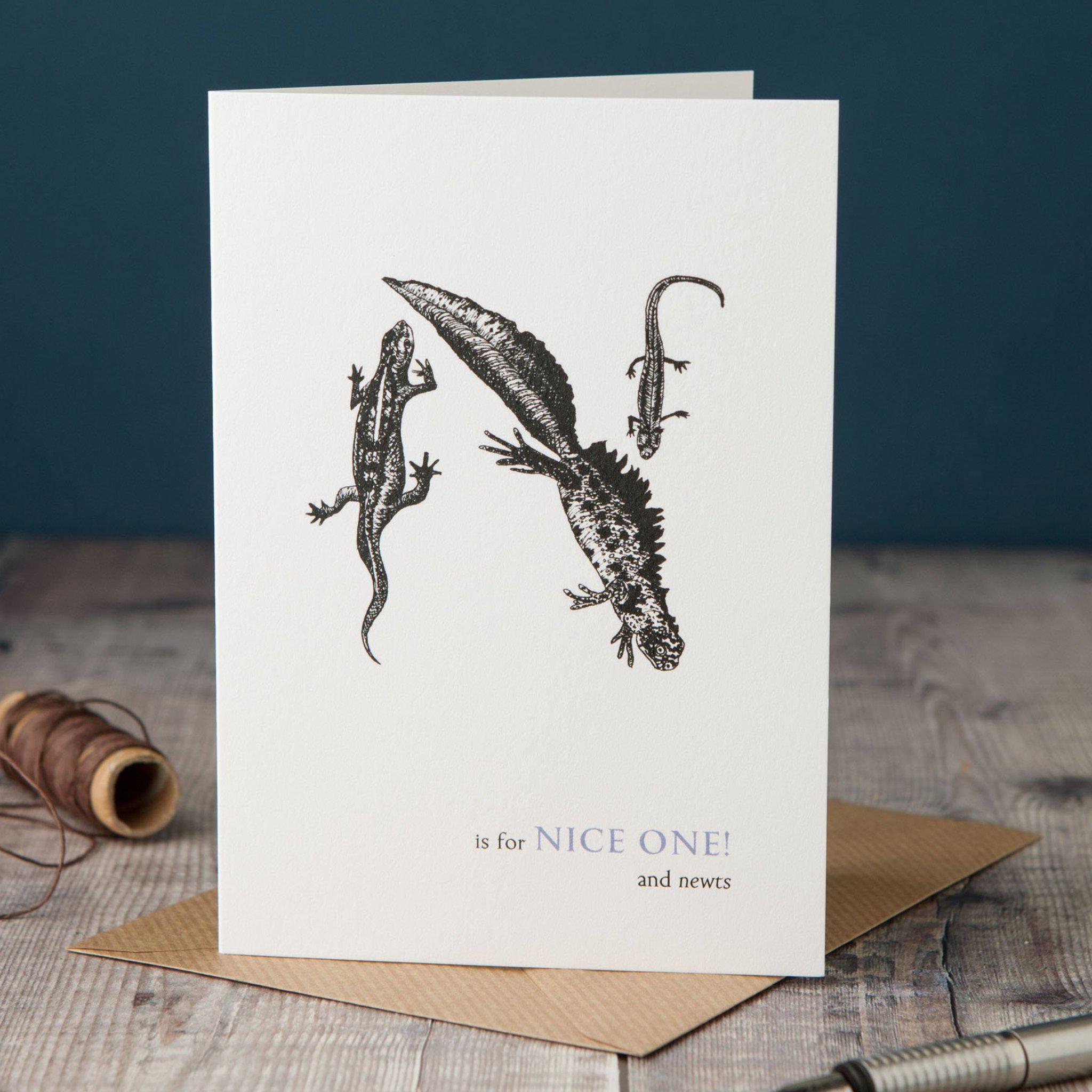 N is for Nice One! Card
