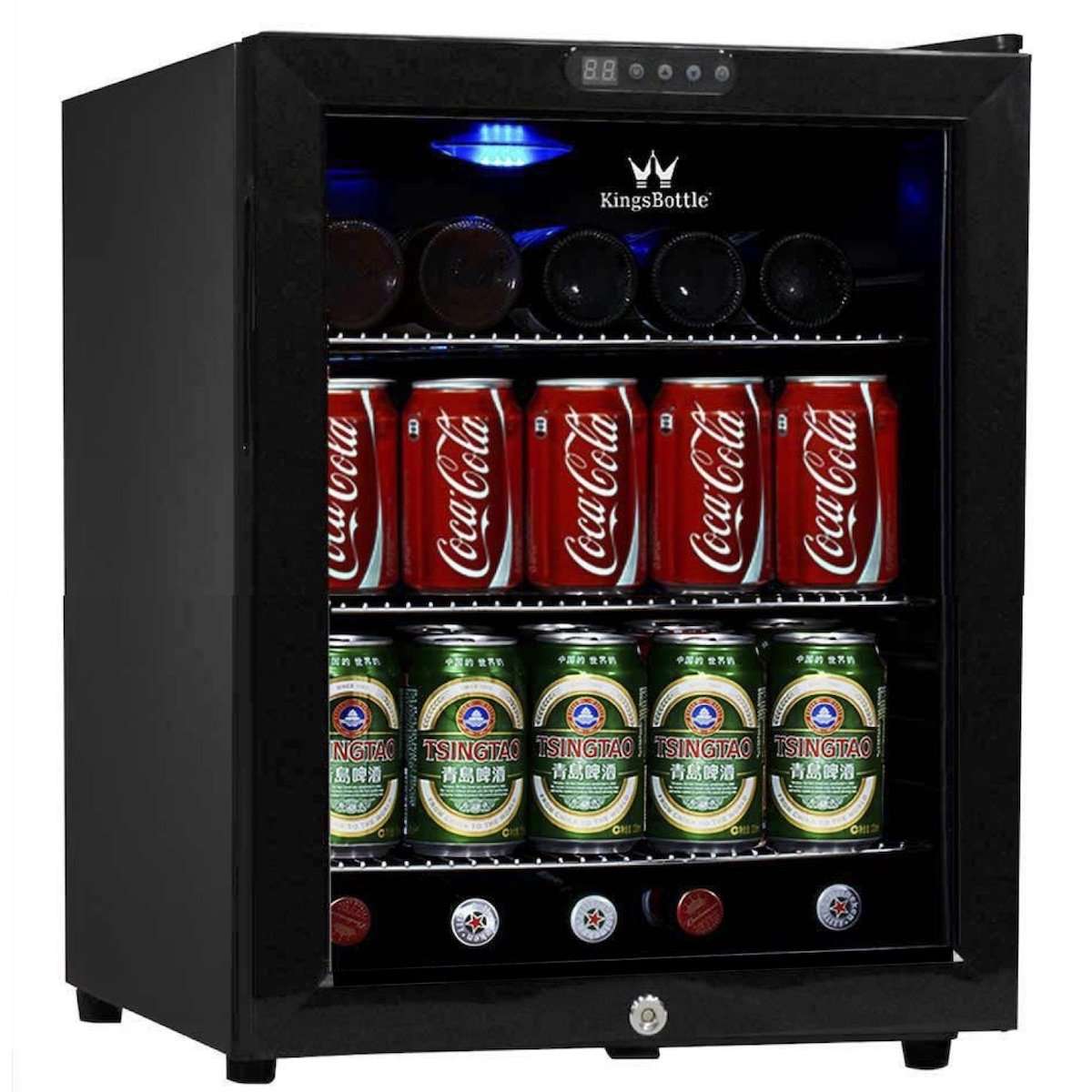 Compact 45-Can Mini Bar Fridge