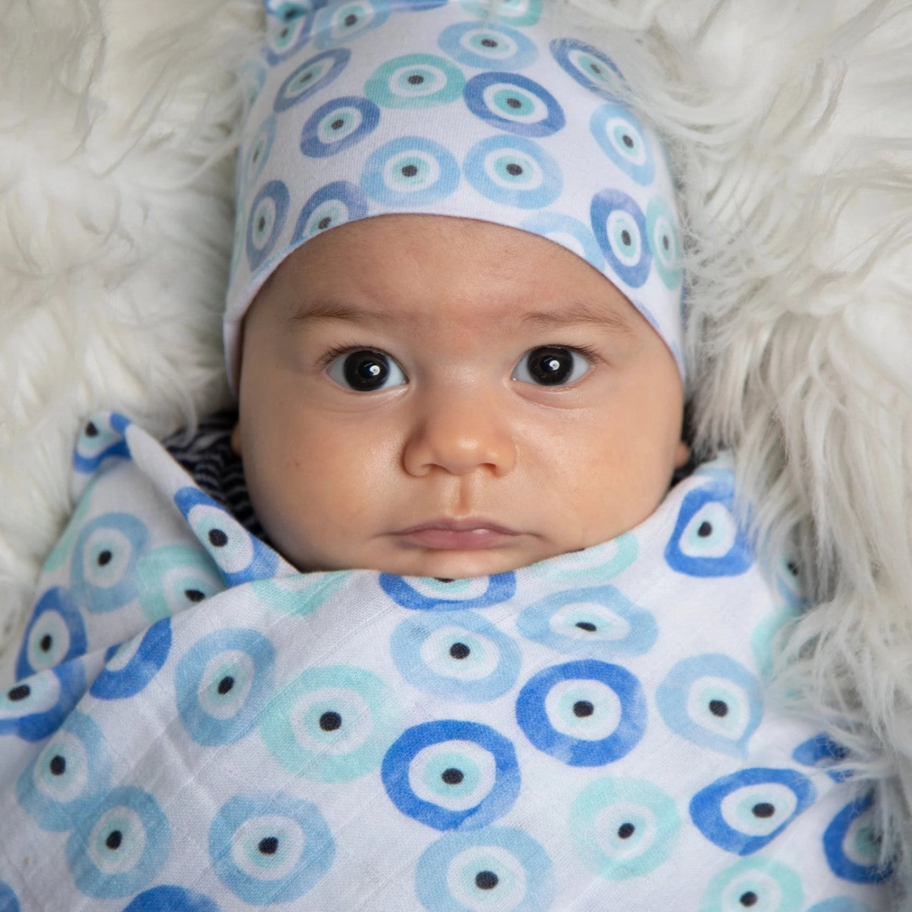 Evil Eye Muslin Swaddle