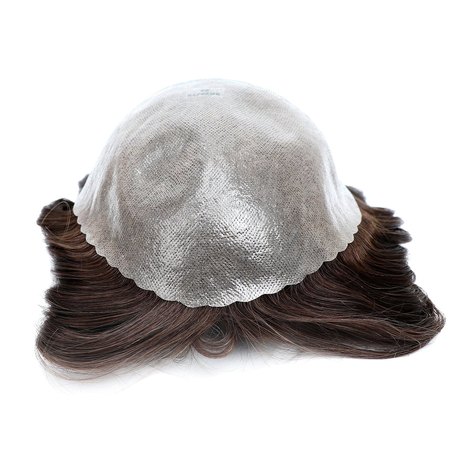 GEX 0.1-0.12mm Thin Skin Toupee V-loop Durable Scalloped Front