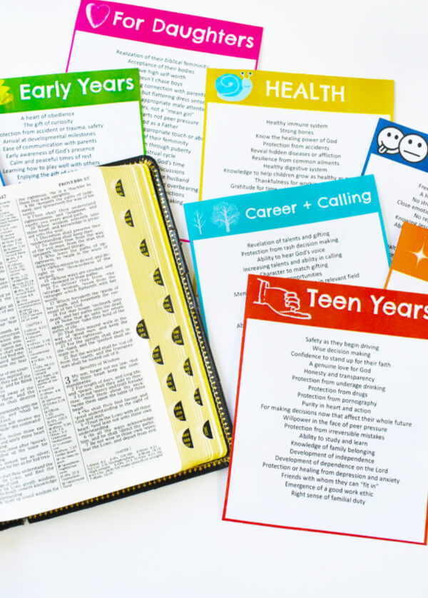 Praying Over Your Child Guide