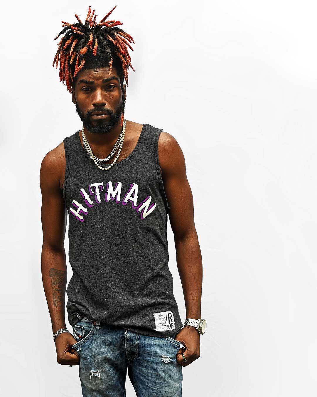 Bret Hart Hitman Black Tank