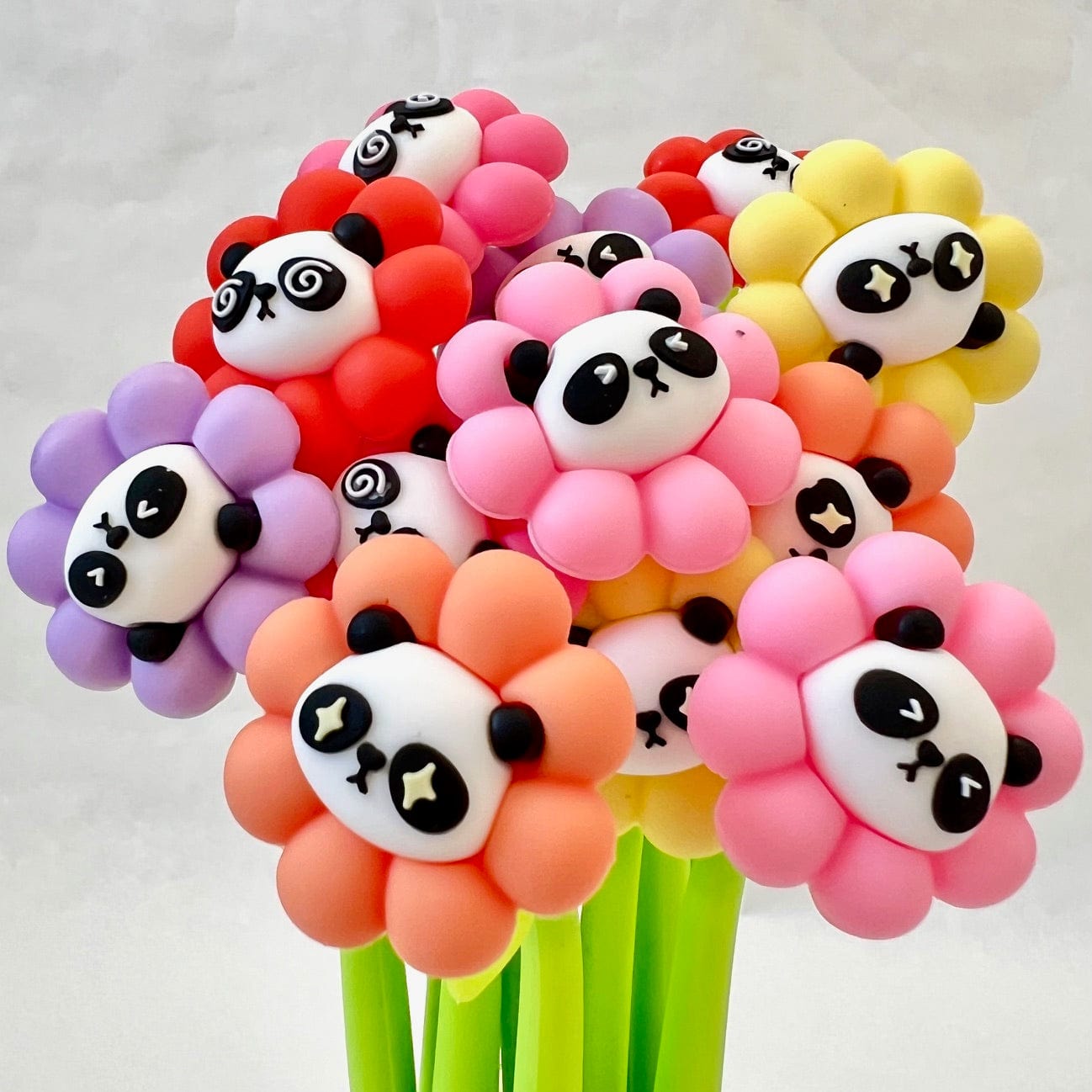 Flowering Panda Wiggle Gel Pen