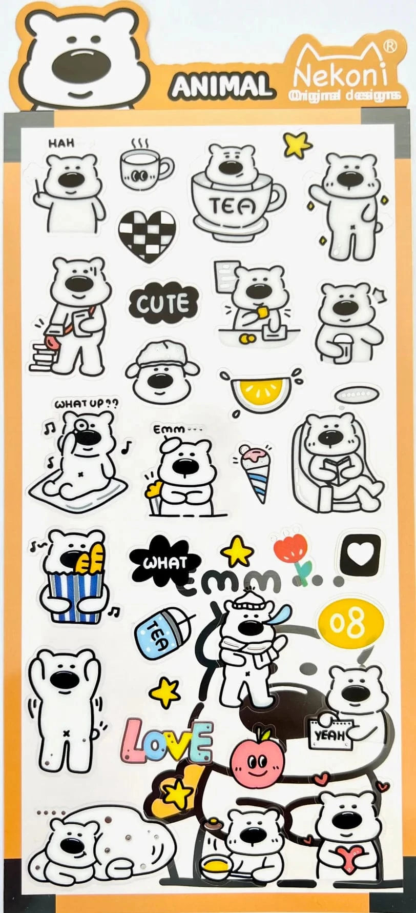 Bear Life Stickers