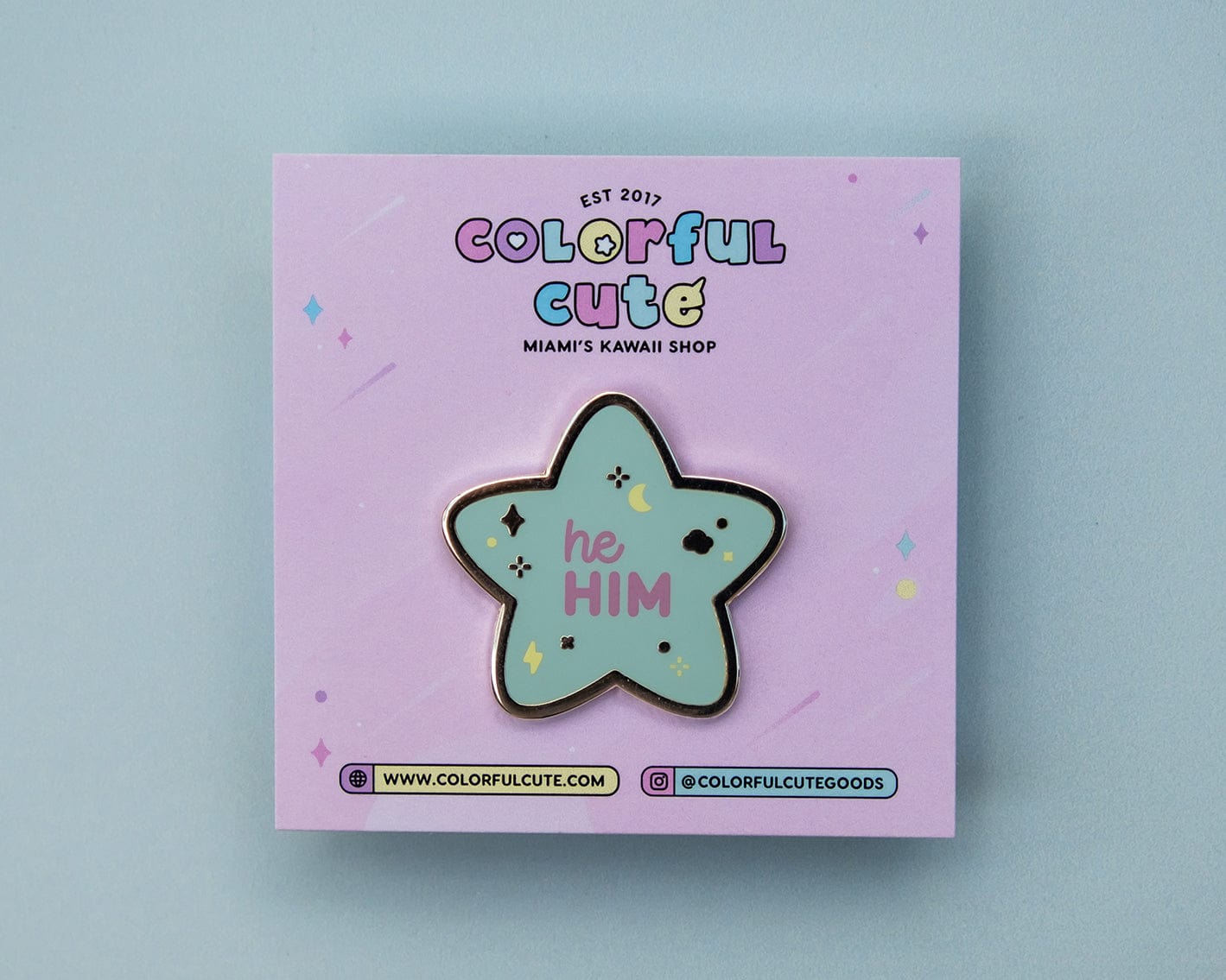 He/Him Pronoun Pin