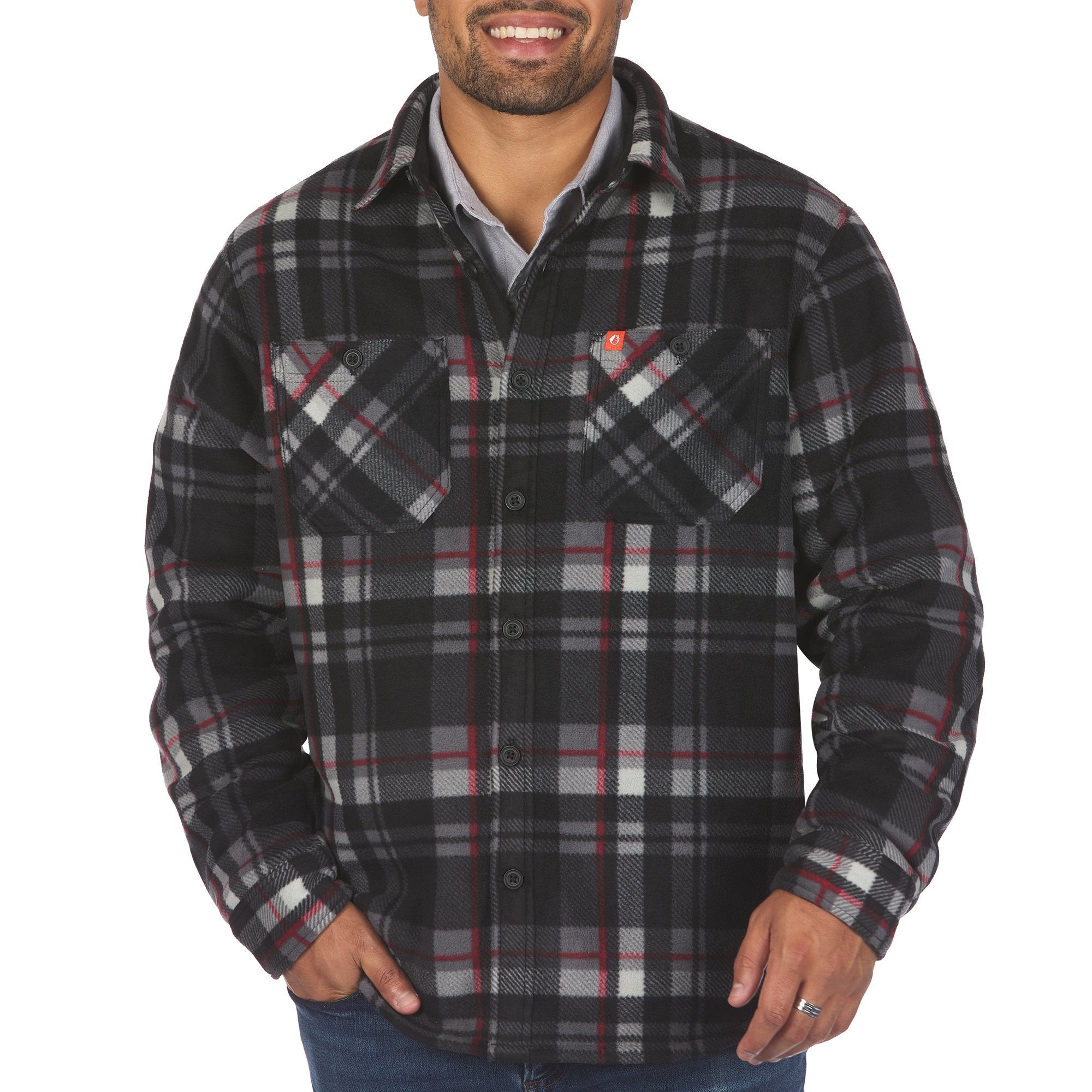 Double Fleece Shirt Jacket