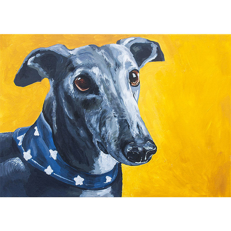 Greyhound Art Prints - 'Gemma'