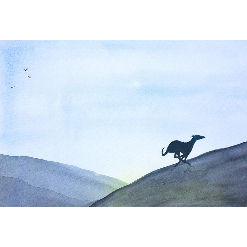 Greyhound Art Prints - 'Run Free'