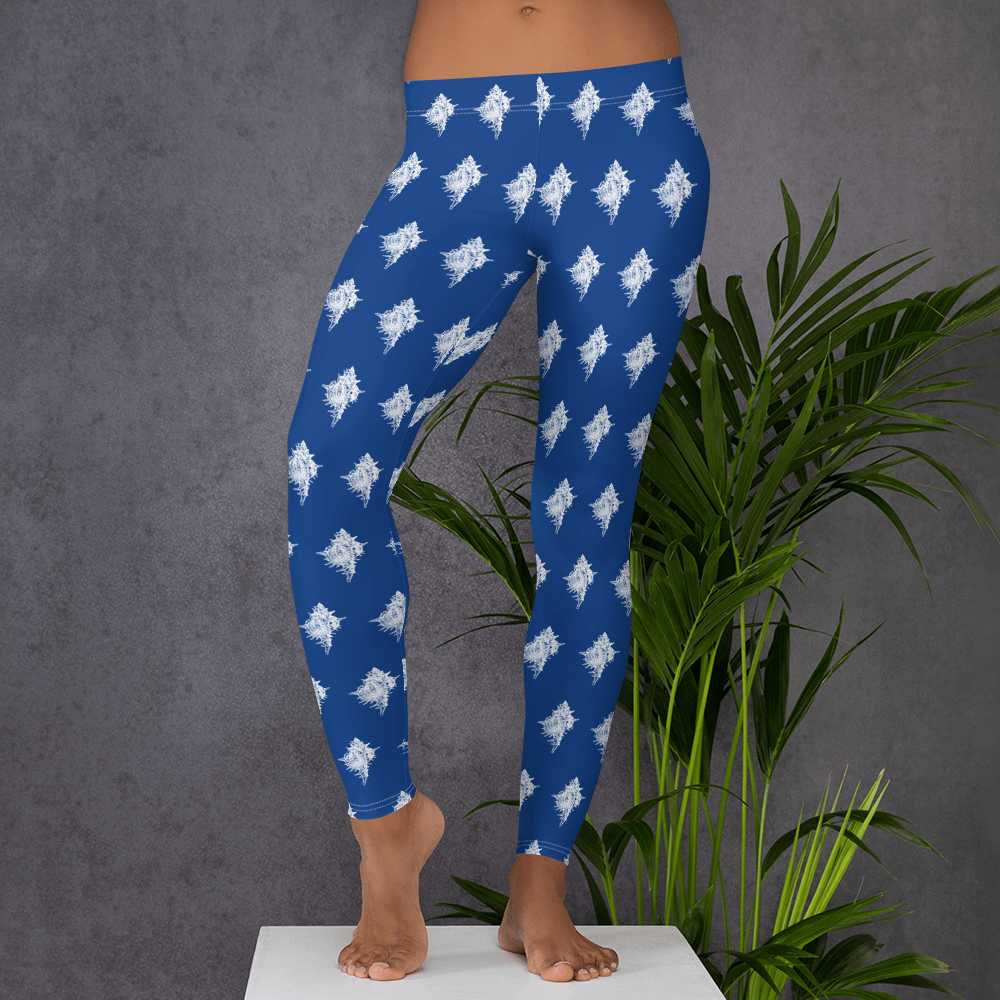 Blue Seashell Leggings