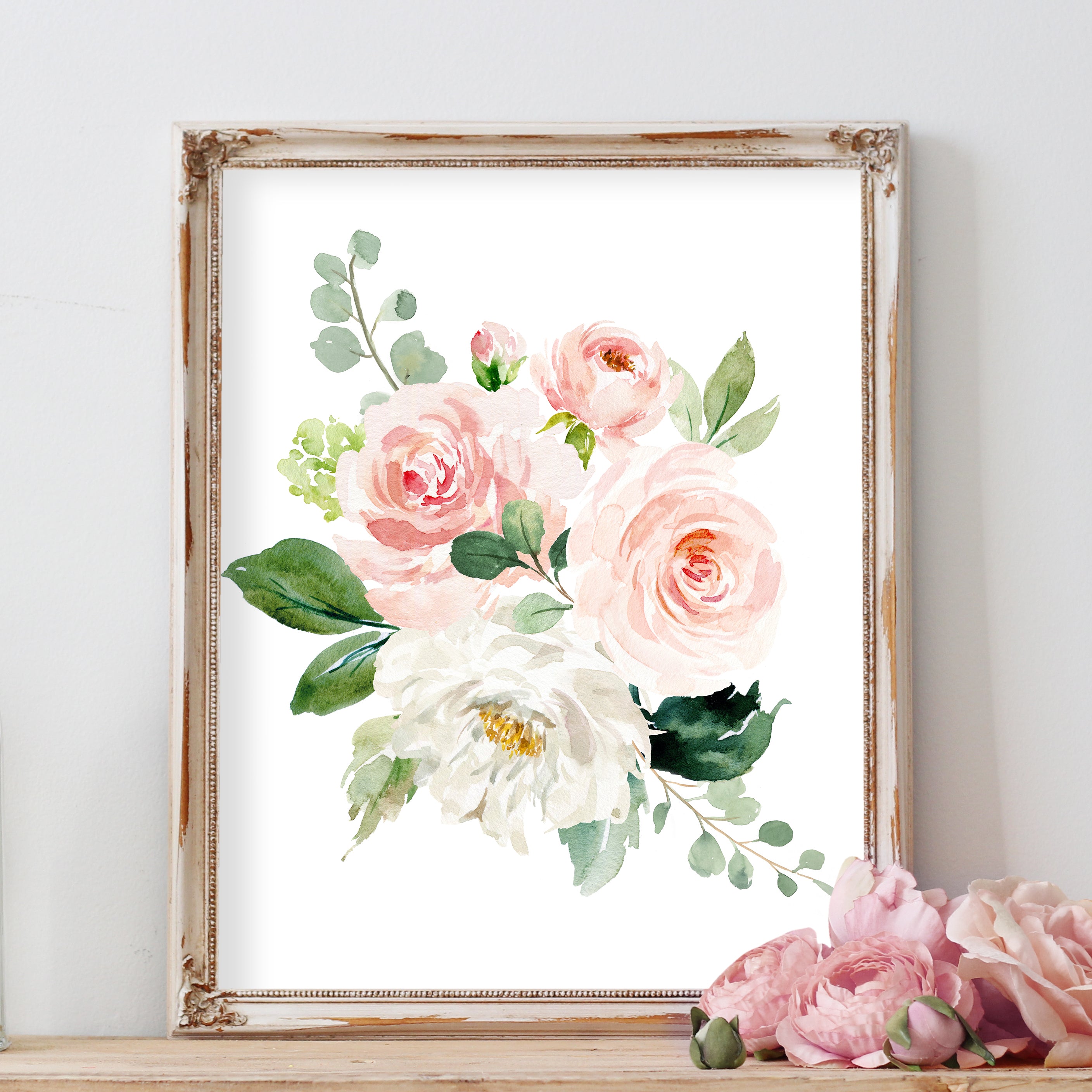 Blush Floral Bouquet 1 - Instant Download - Blushed Collection