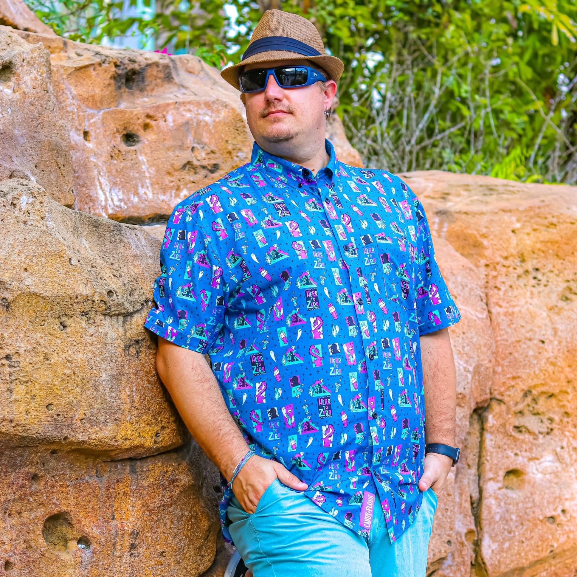 Hero to Zero Button Up Shirt