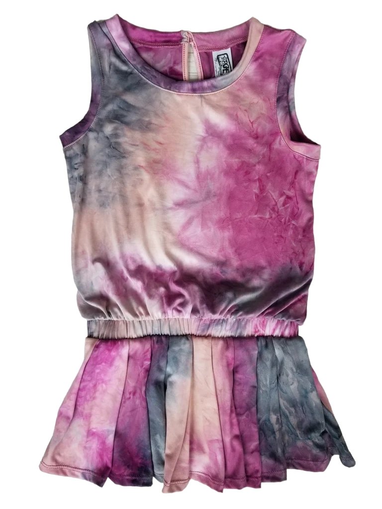 Erge Designs Tie Dyed Romper Skort
