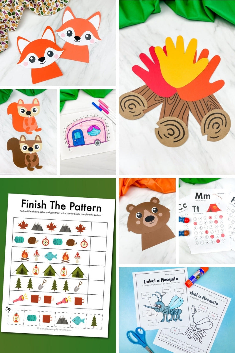 Camping Activities For Kids Bundle
