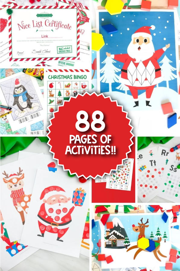 Christmas Printables For Kids Bundle