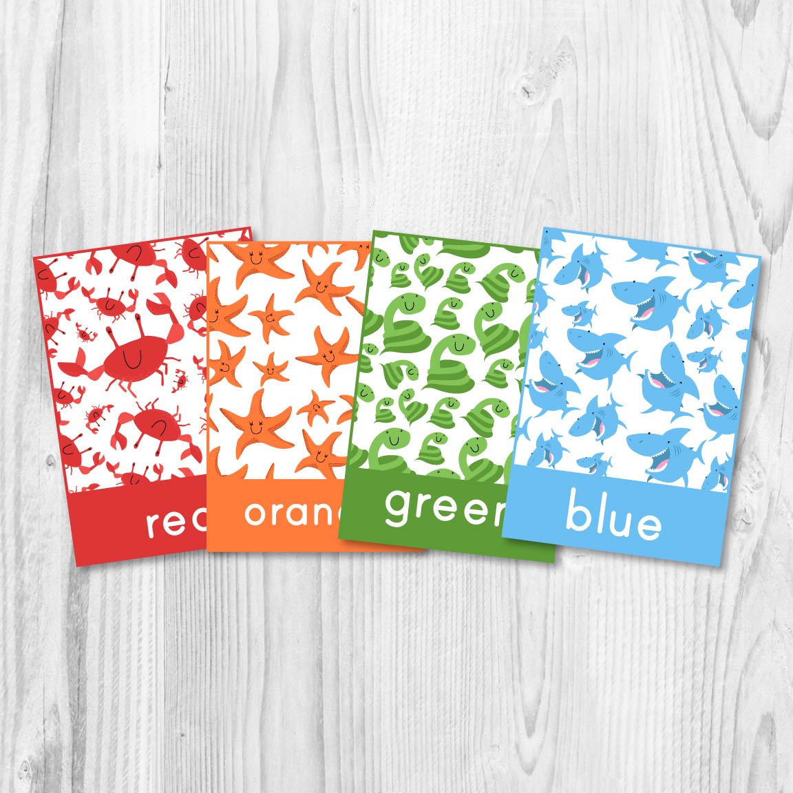 Color Flashcards For Toddlers