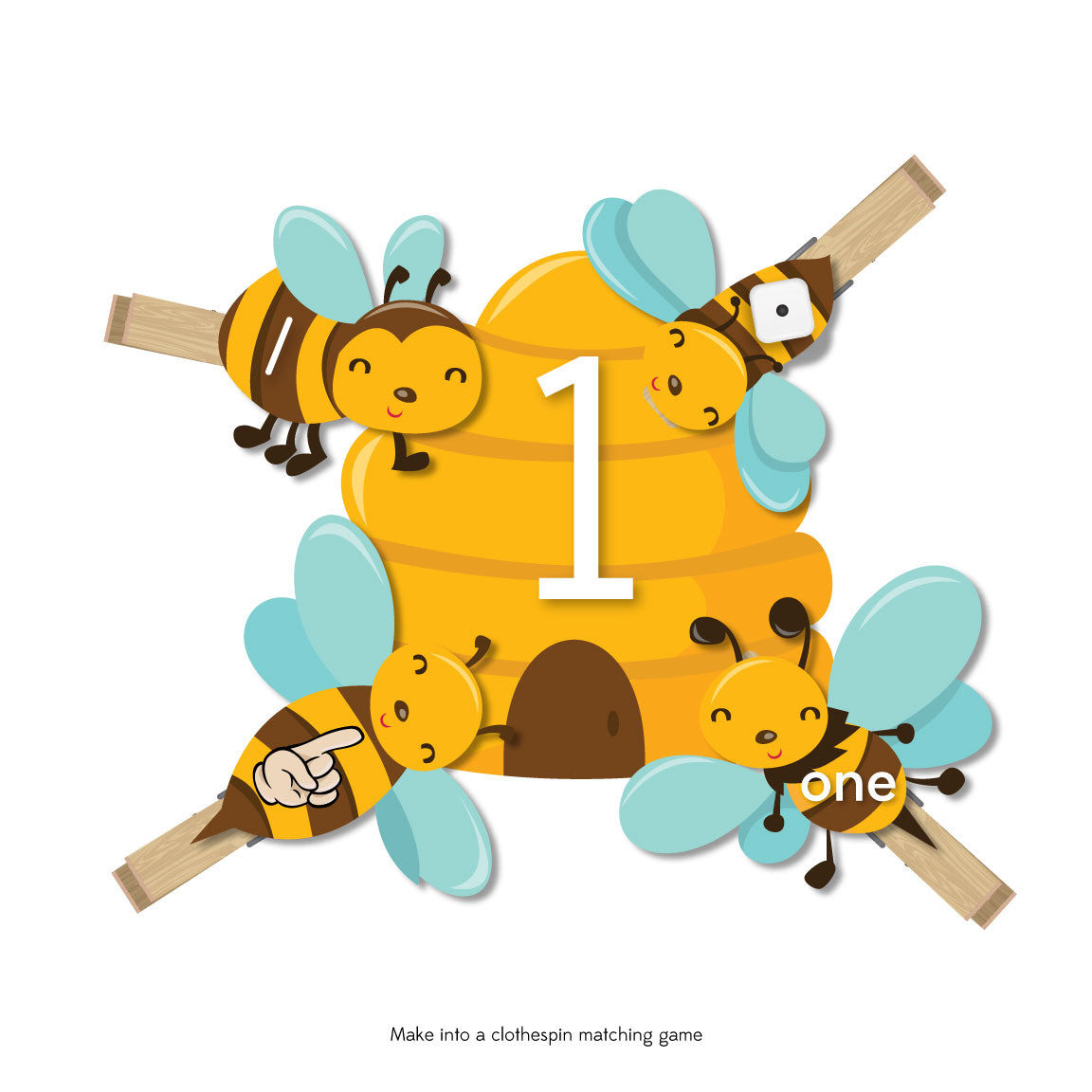Beehive Number Activity For Kindergarten