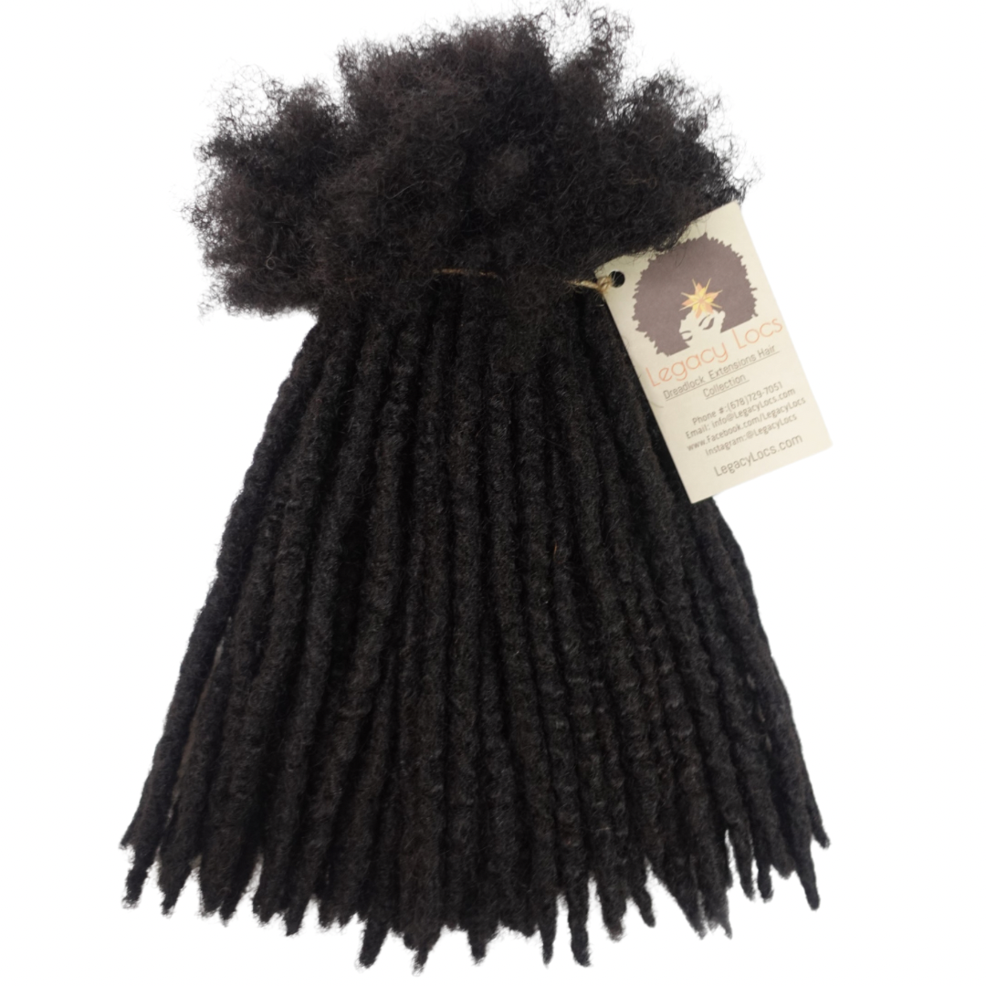 Medium Width Textured Loc Extensions (CUSTOM PRE-ORDER /SHIPS IN 2-6 WEEKS)