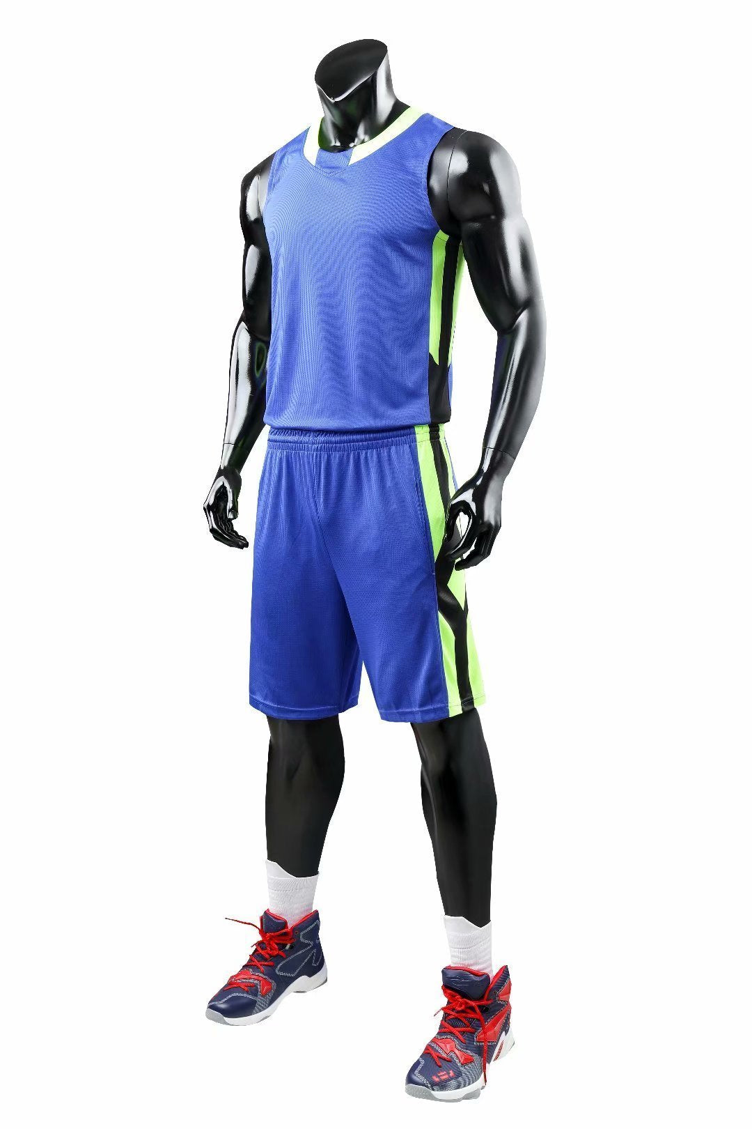 Alley Blue NS Customizable Basketball Jersey With Optional Shorts