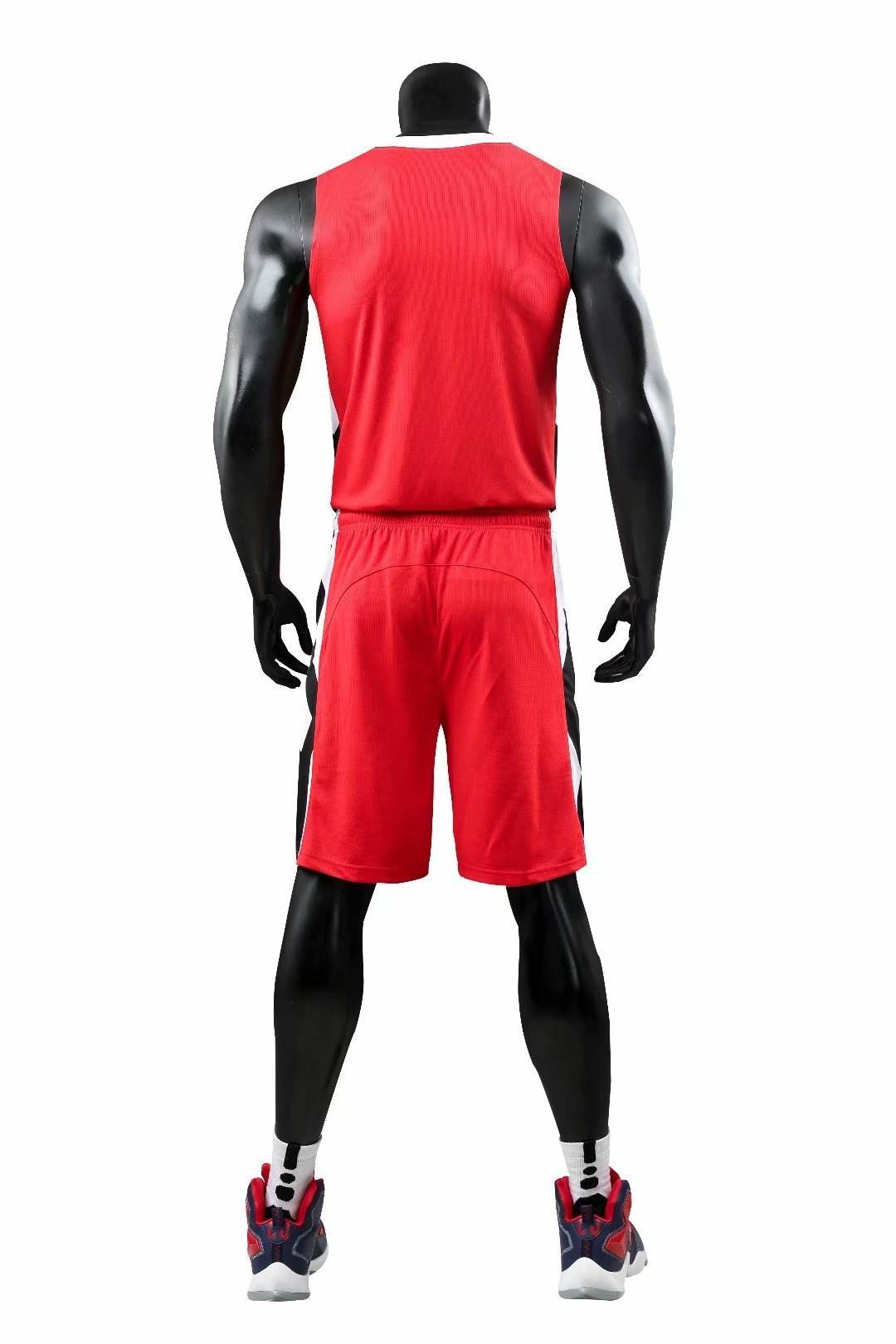 Alley Red NS Customizable Basketball Jersey With Optional Shorts