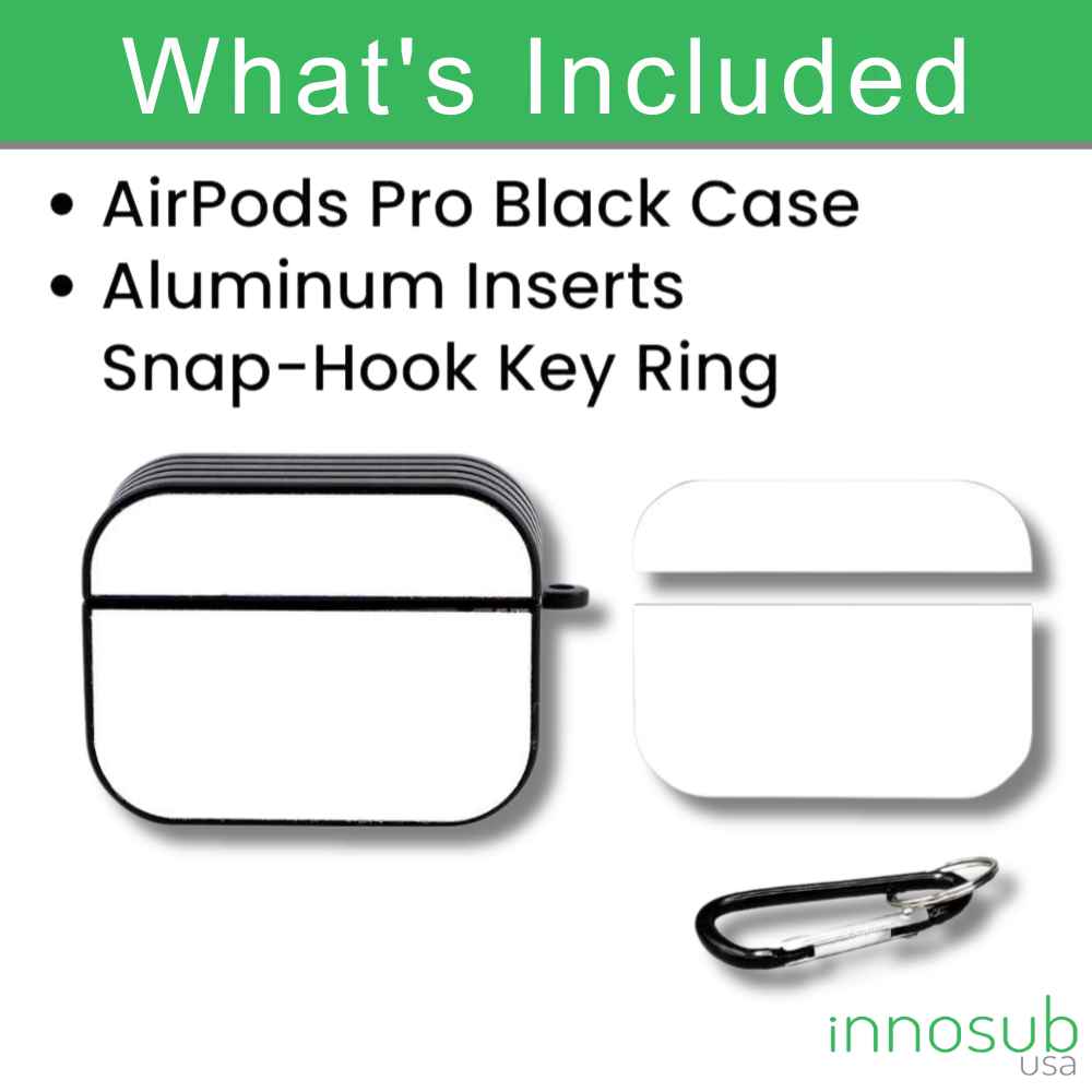 Sublimation Blanks AirPod Case 4|3|2|1| Plastic Case & Rubber Case