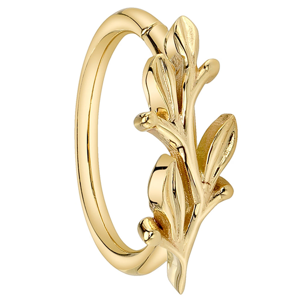 "Amity" Hinge Ring in Gold