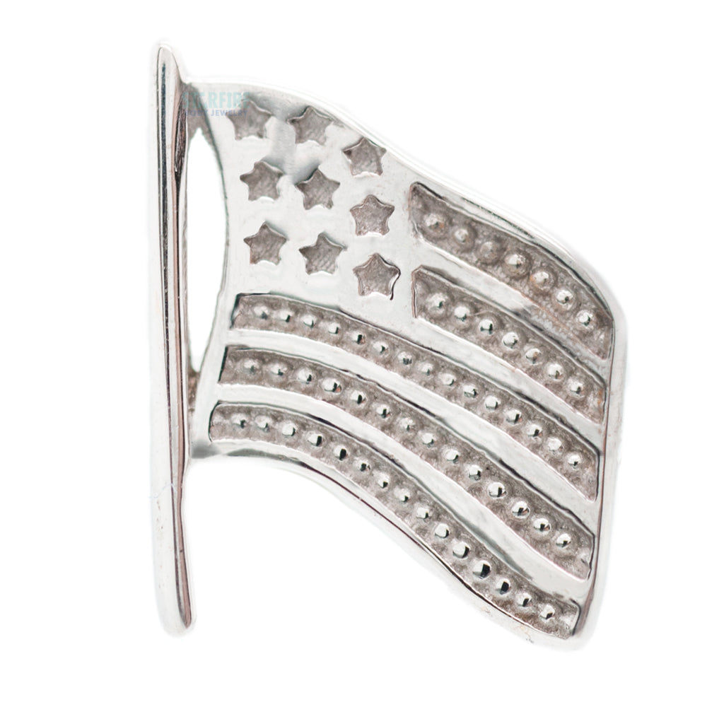 "America" Threaded End in Gold