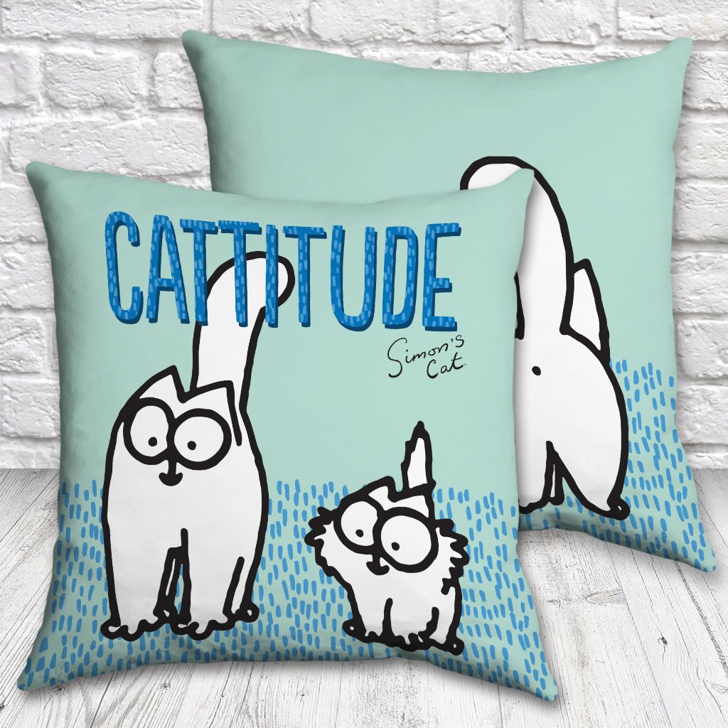 Cattitude Cushion