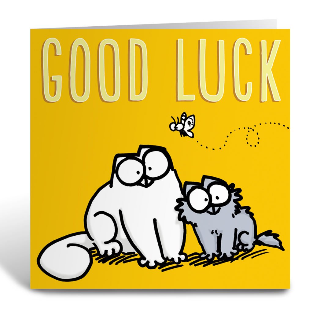 Good Luck Square Greeting Card