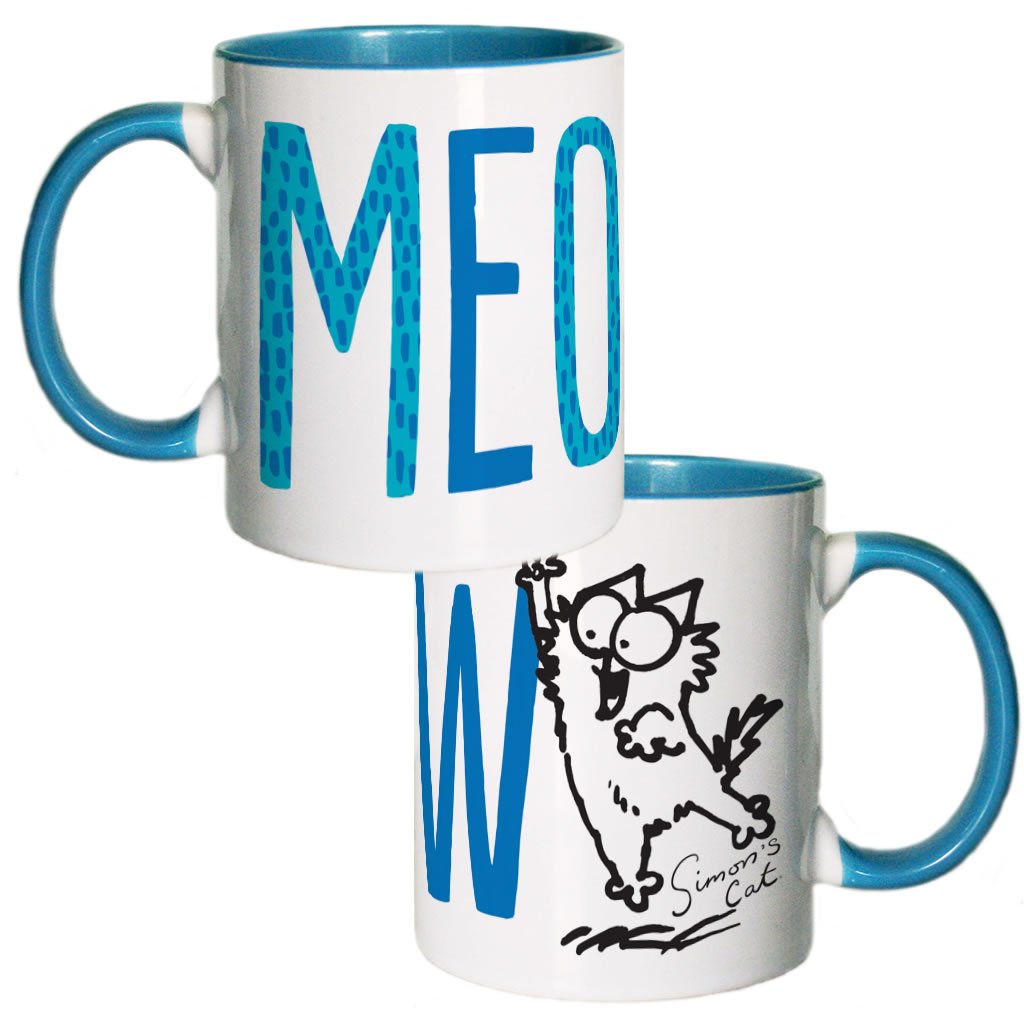 Meow Coloured Insert Mug