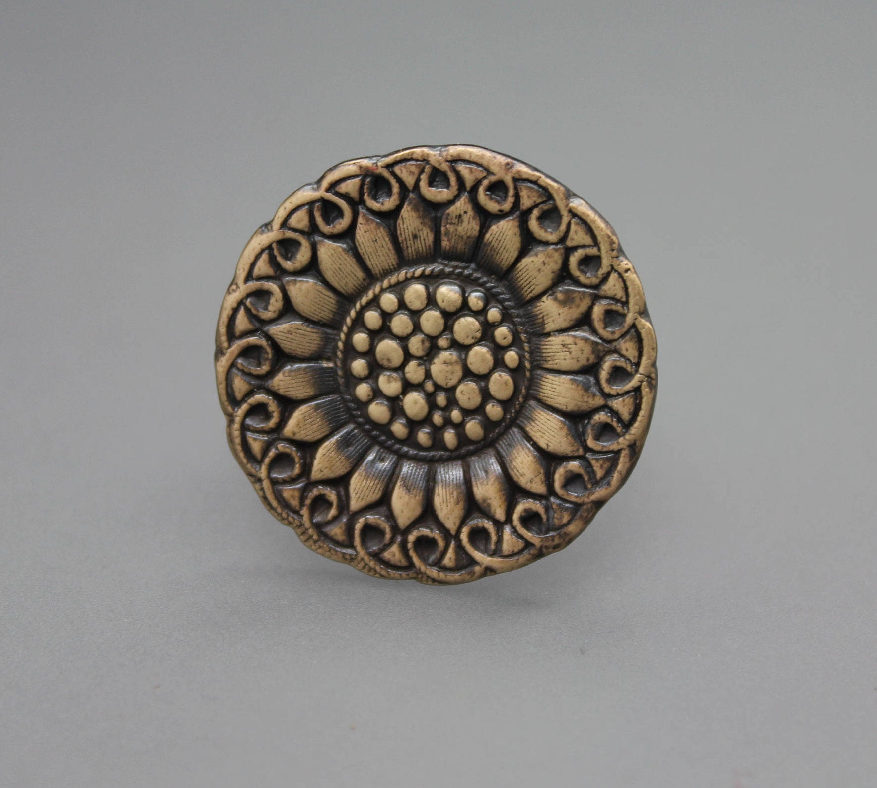 Bronze Sunflower Ring