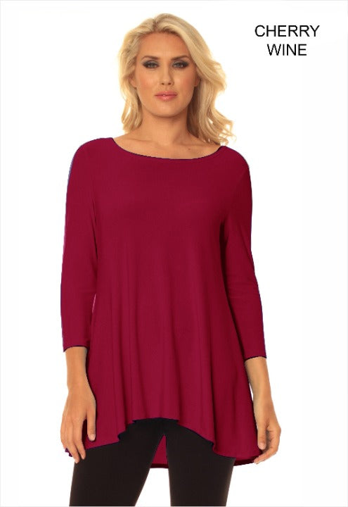 Alisha D Women's Kennedy High-Low Tunic Top ADT-151