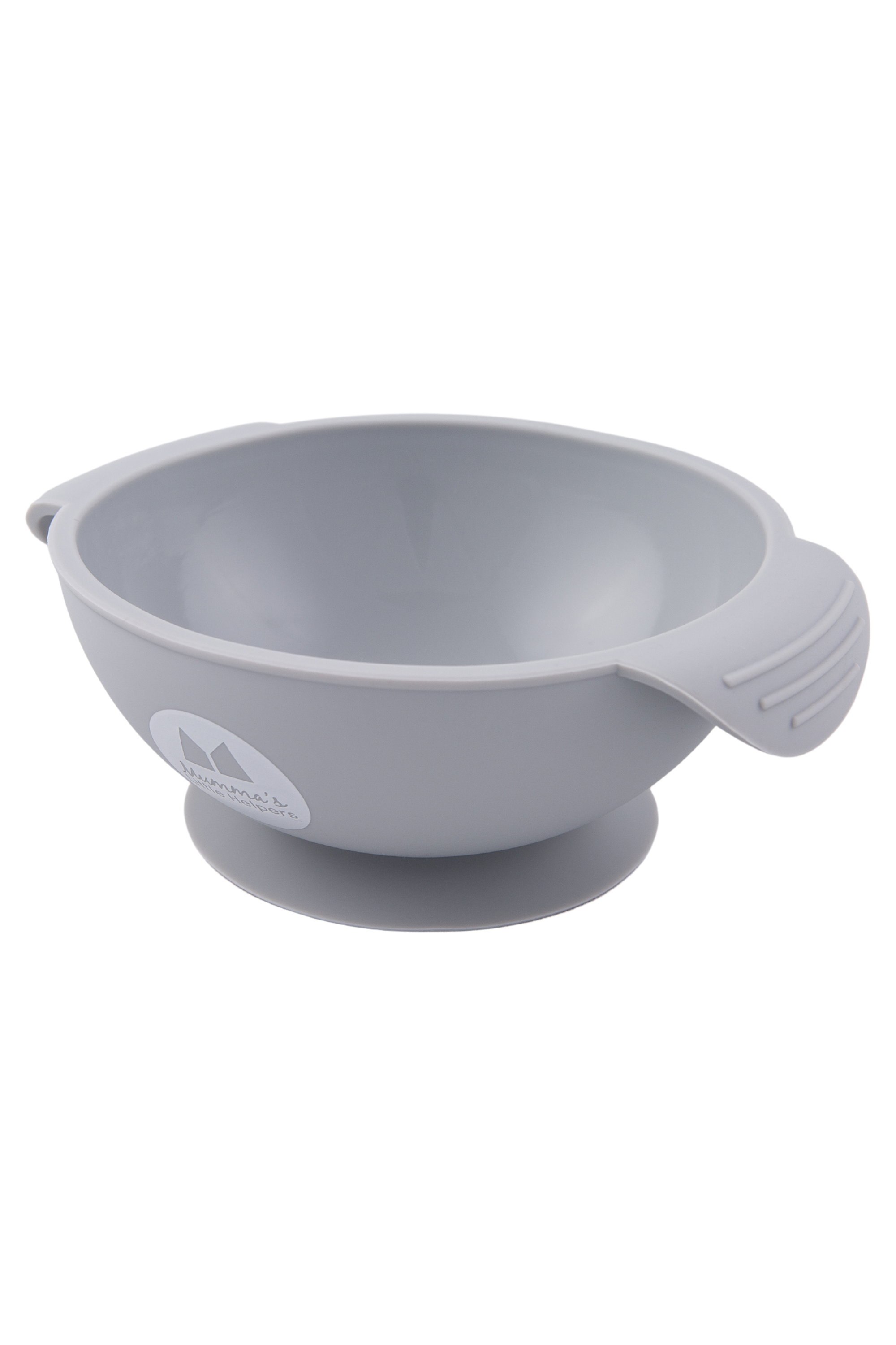 Baby & Toddler Easy Grip Silicone Suction Bowl - Grey