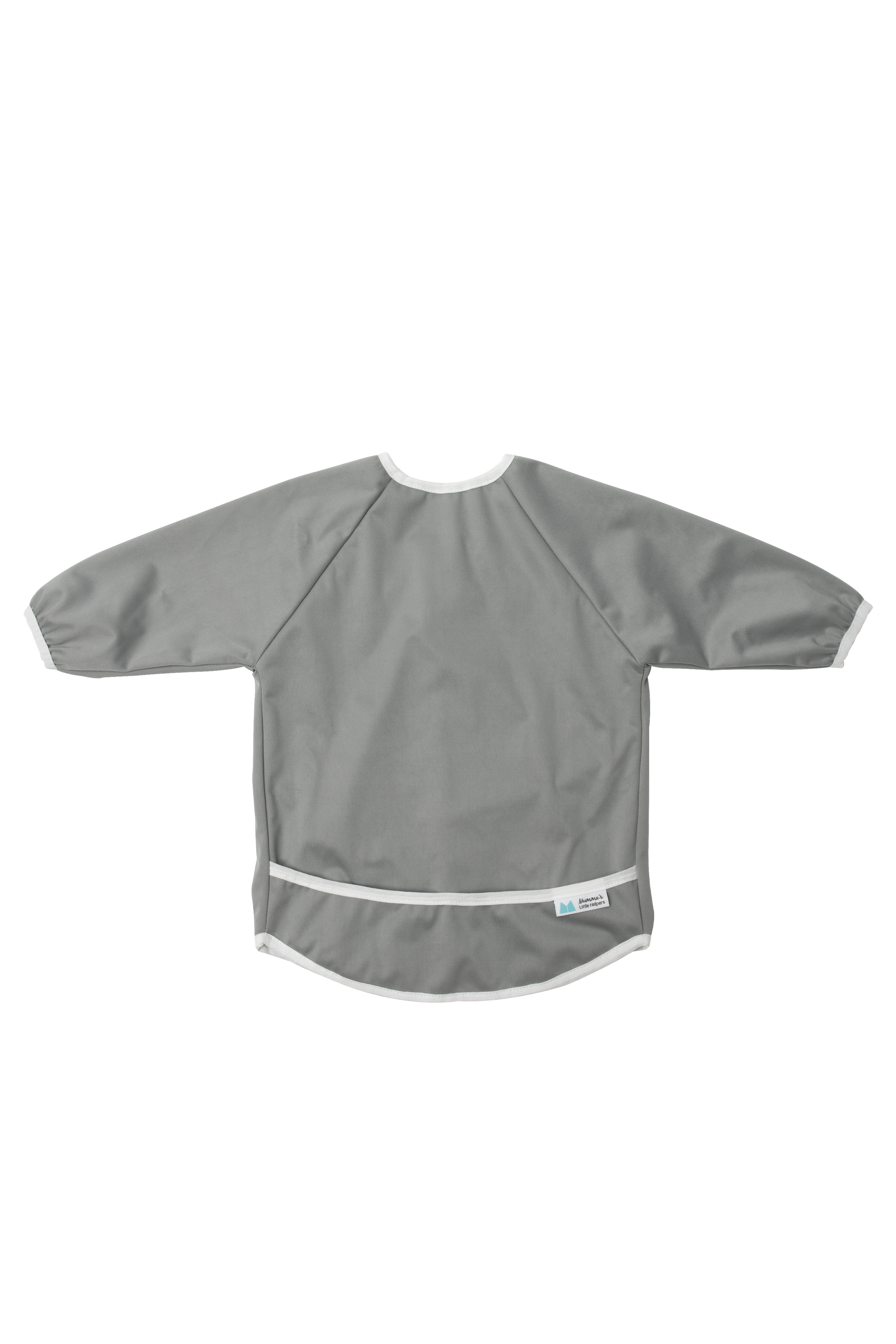 Baby & Toddler Long Sleeve Waterproof Smock Bib - Grey