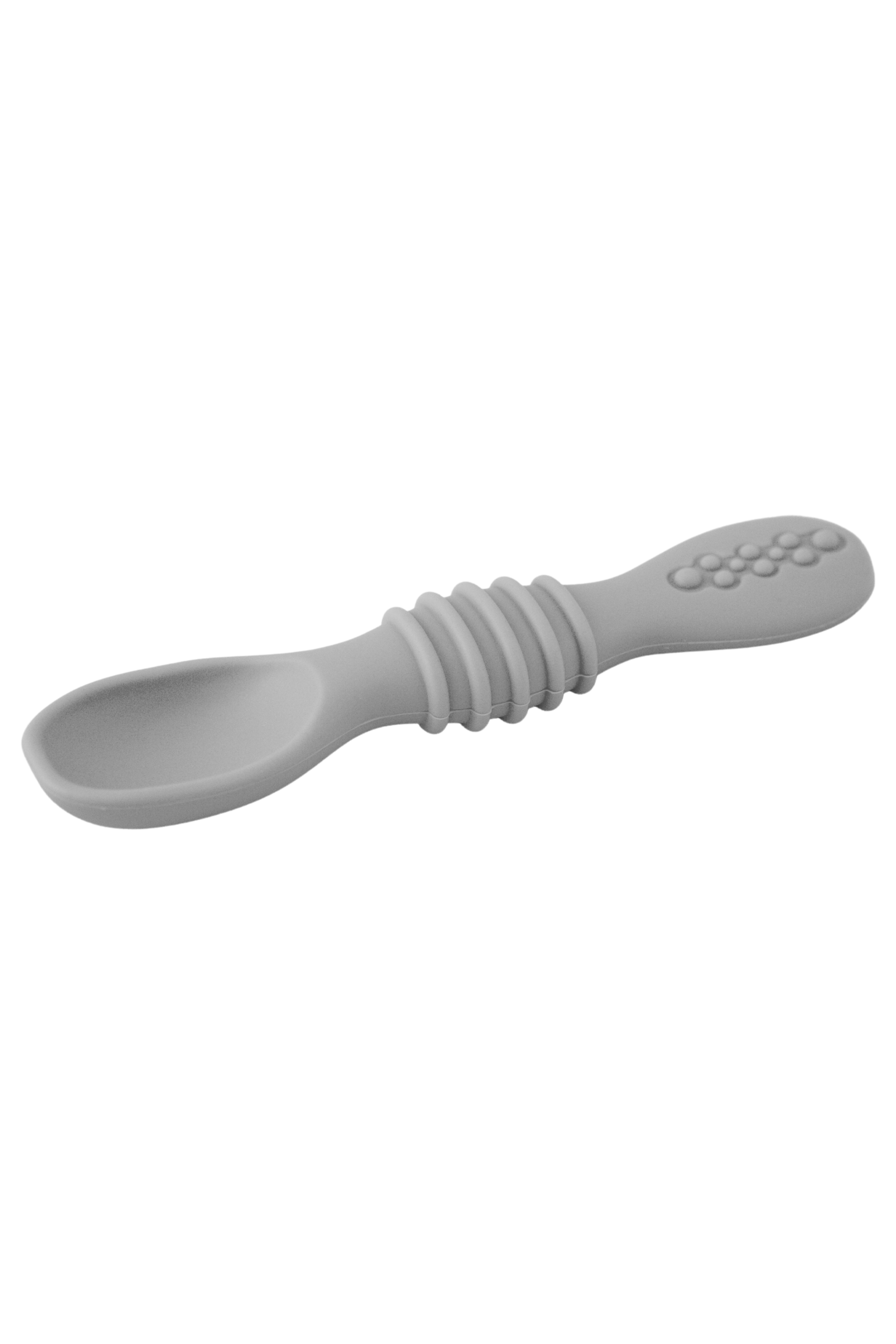 Baby & Toddler Silicone Spoon Easy Flexi Grip - Grey