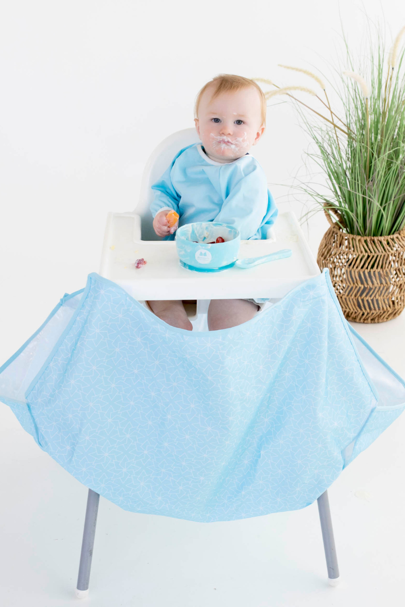 High Chair Food Catcher - Baby Blue