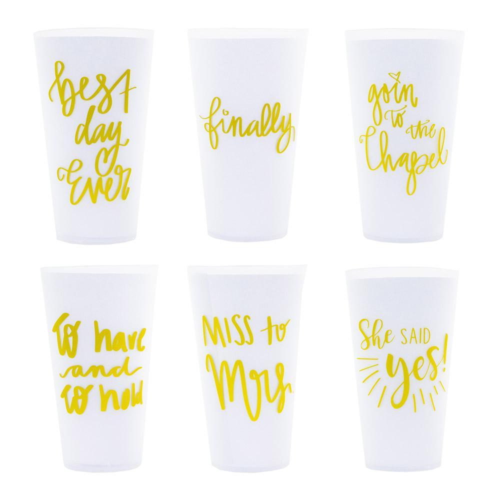 Bridal Versed Tumblers Set of 6