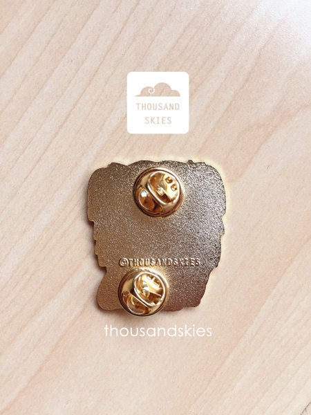 Enamel Pin - Australian Shepherd Pin (Red Merle Aussie)