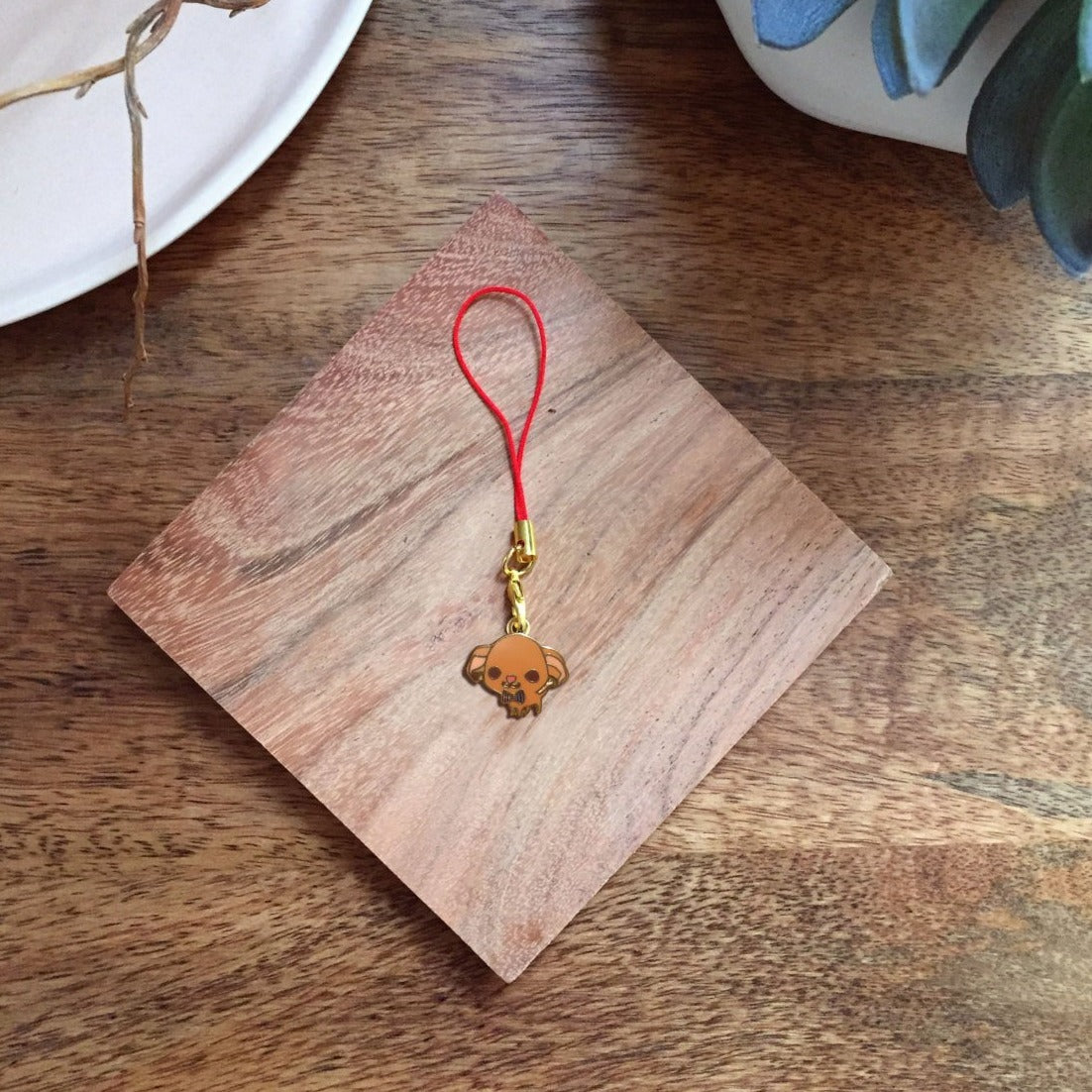 Enamel Charm - Walter the Chi Keychain