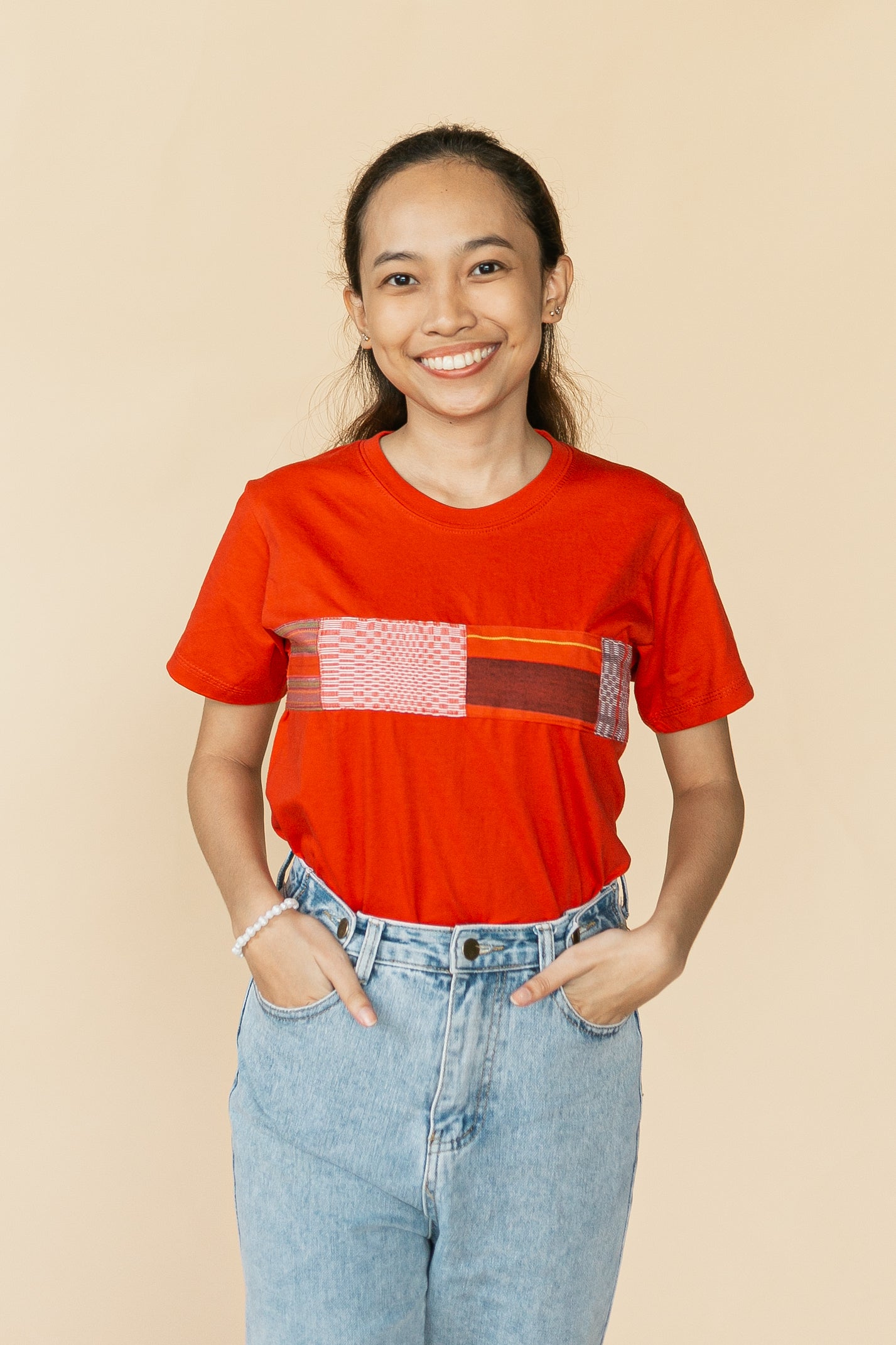 Crewneck Patched Tee