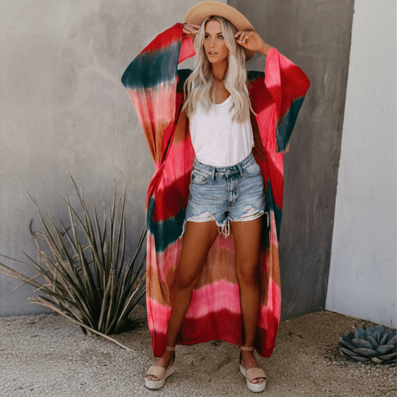 Boho Beach Kimono Cover Up