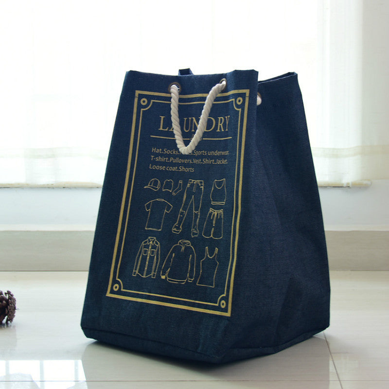 Drawstring Laundry Bag Storage Basket Large | Caroeas