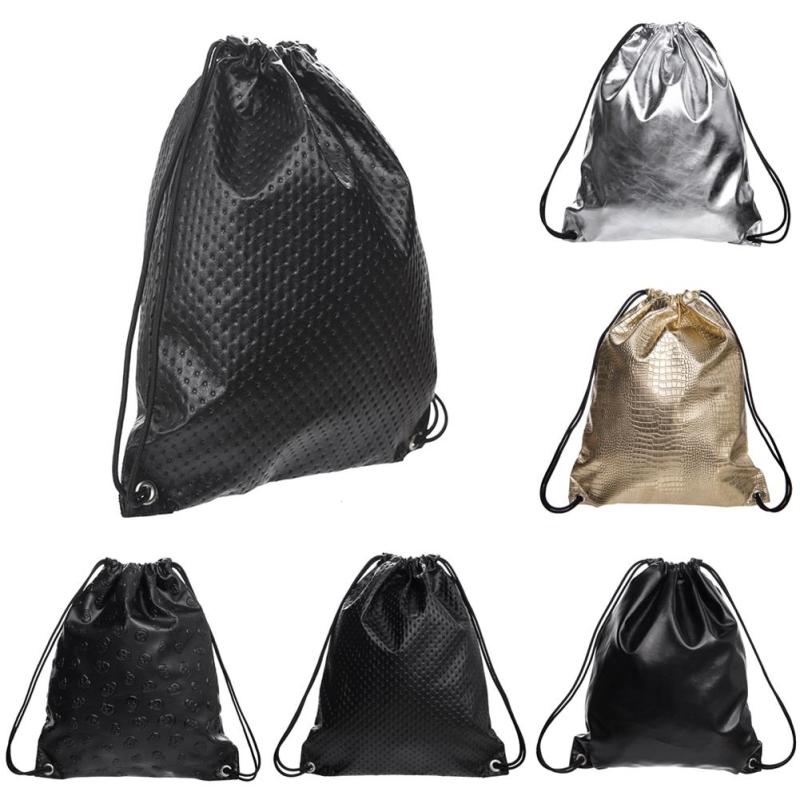 Backpack Drawstring Laundry Bag Sports Gym Bag for Clothing Shoes | Caroeas