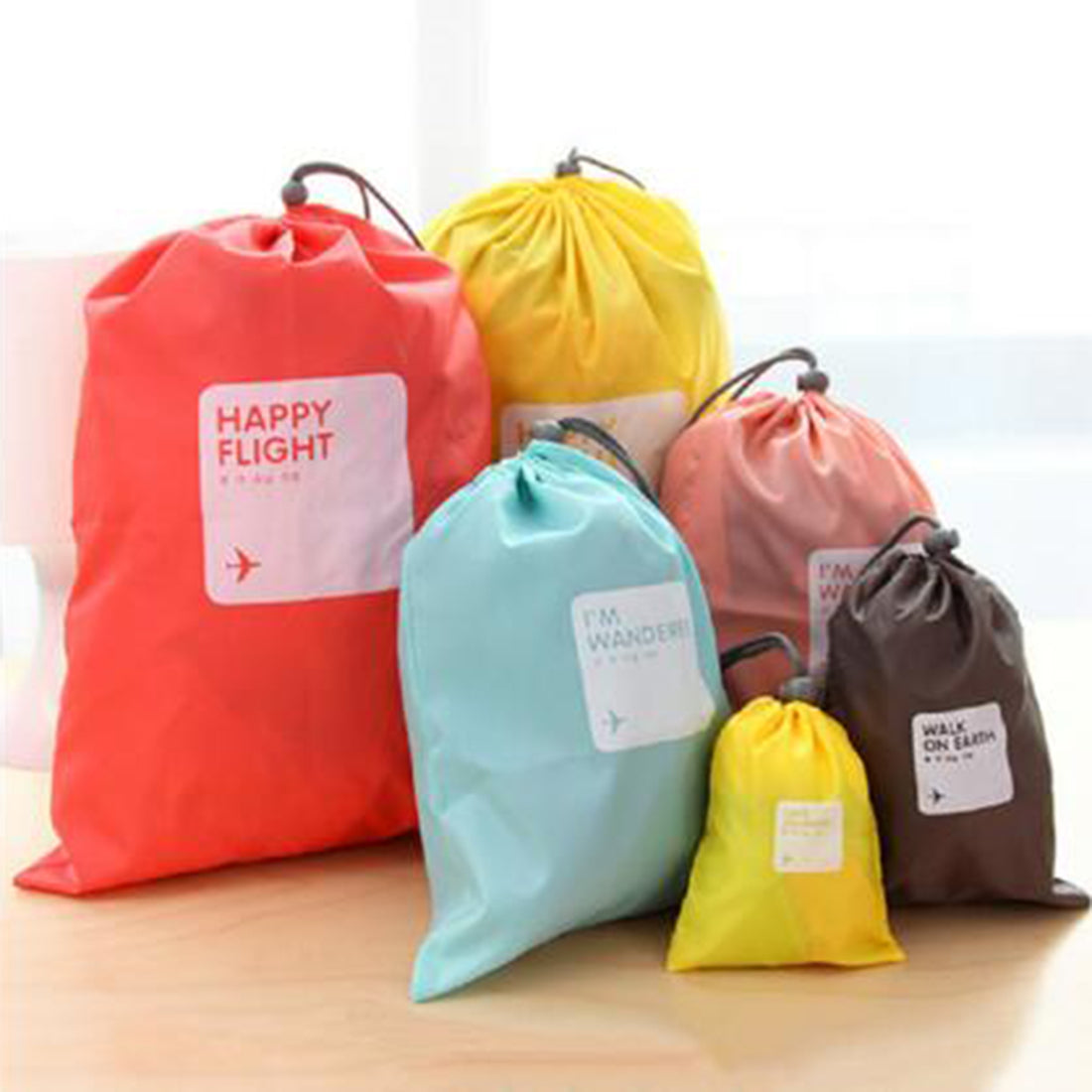 4pcs Travel Laundry Bag Waterproof Makeup Cosmetic Storage | Caroeas