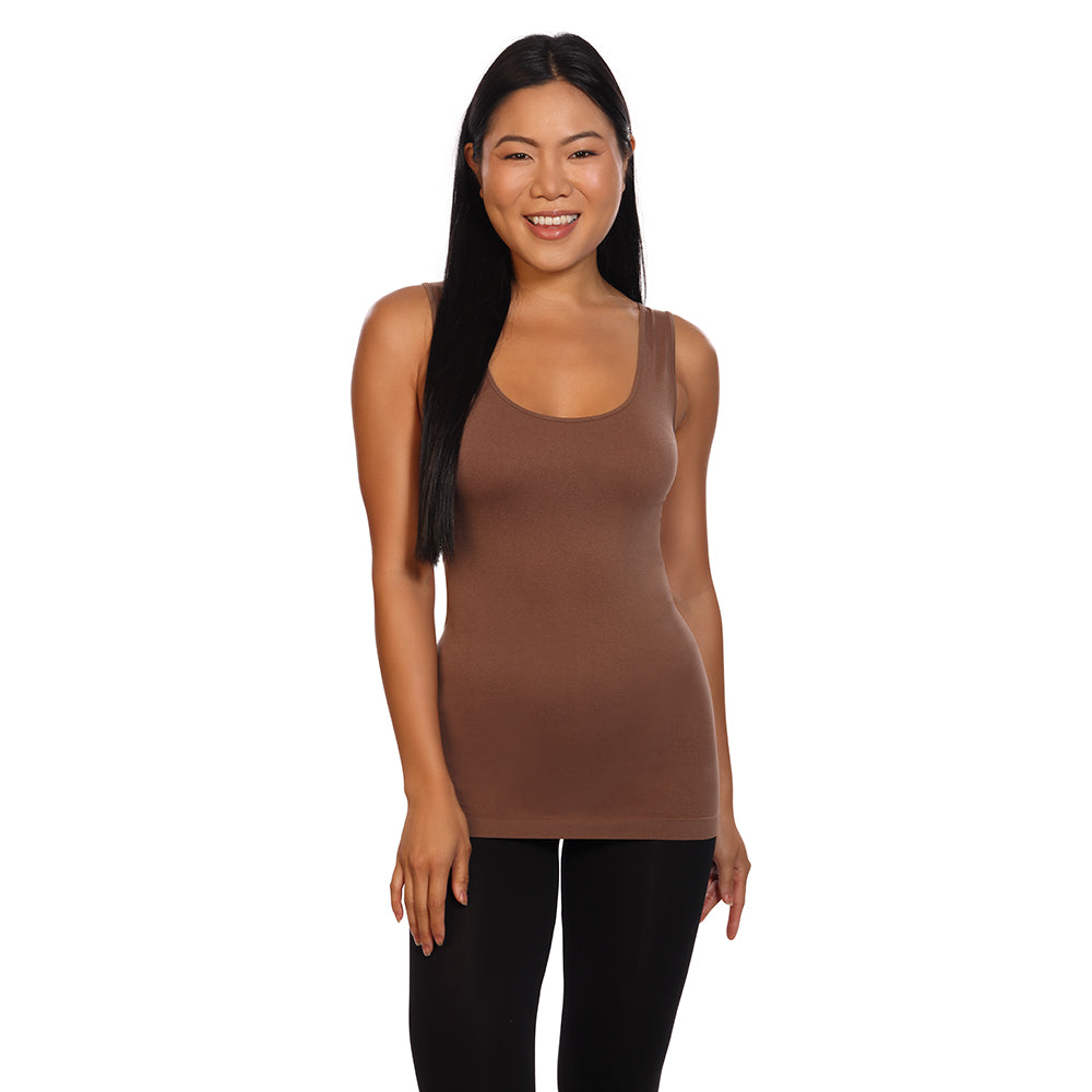 Basic Tank Top Taupe
