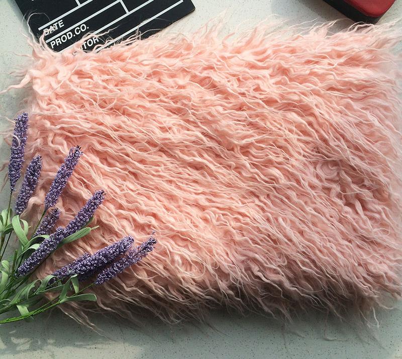 Children photography fur blankets props photo studio baby photo newborn long blanket