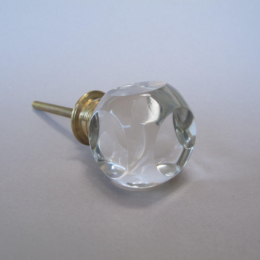 Glass Luna Knob