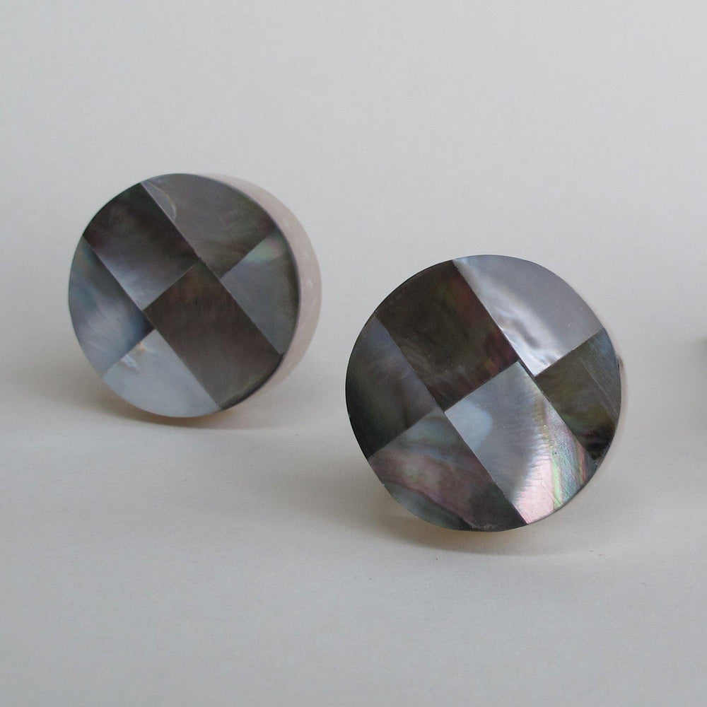 Faceted Mother of Pearl Knob