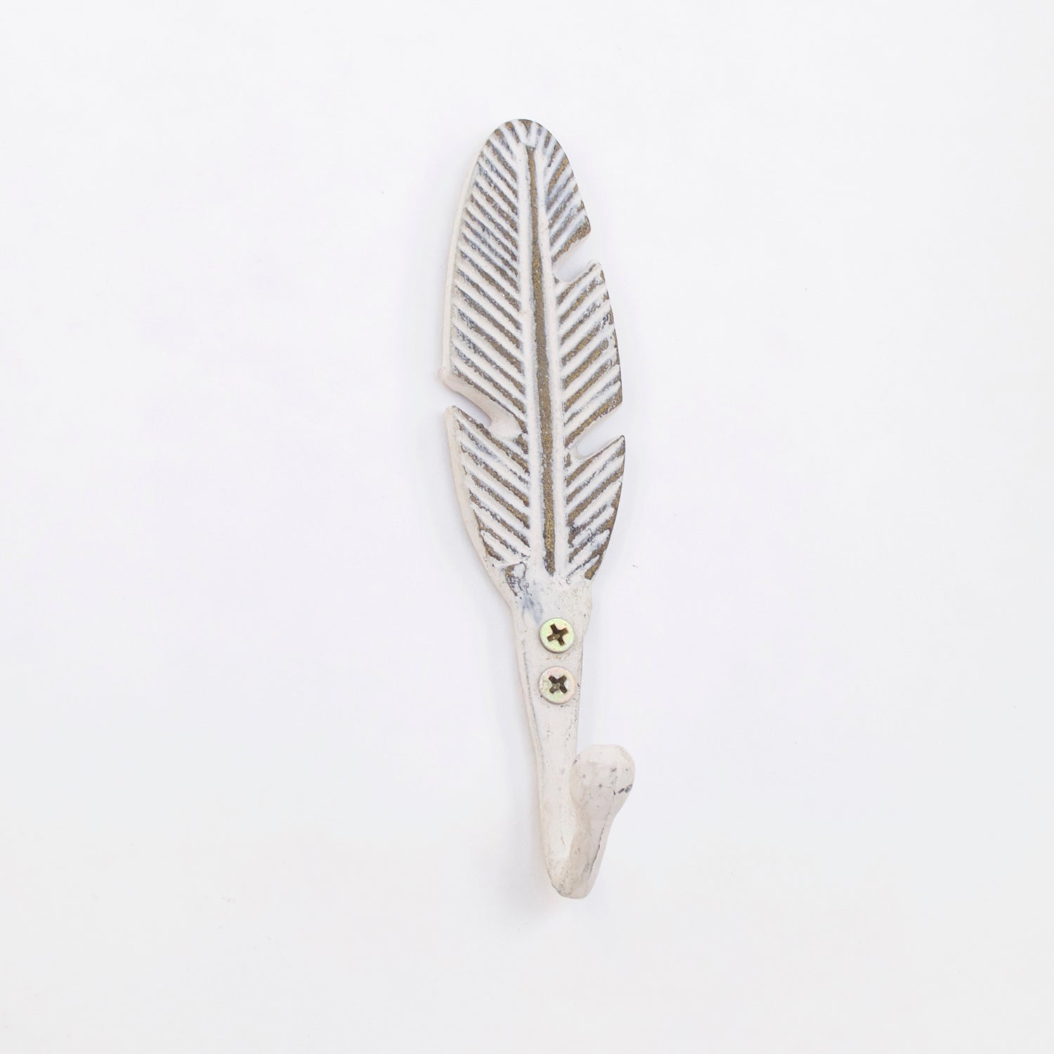 Boho Feather Hook - White